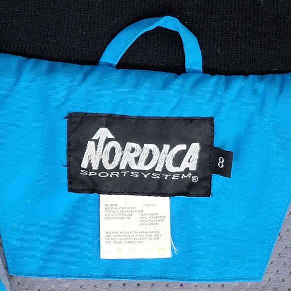 Nordica Vintage 1990s Women's Colorful Pullover Ski Jacket - 8 - Picture 7 of 14